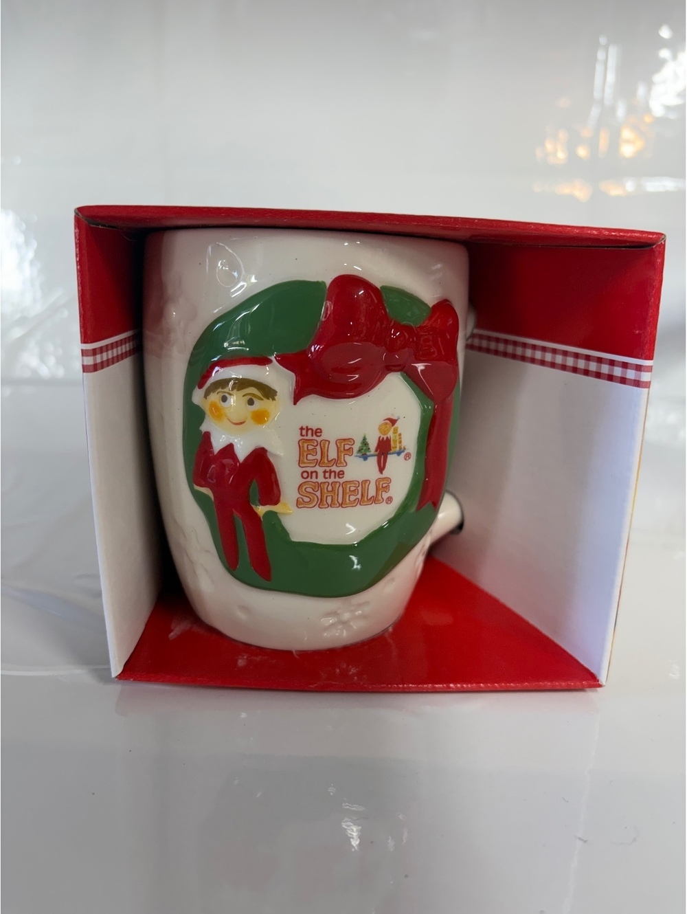 The Elf on the Shelf Christmas Mug 14 oz Ceramic Holiday Coffee Cup